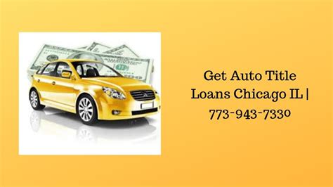 First Chicago Auto Loan